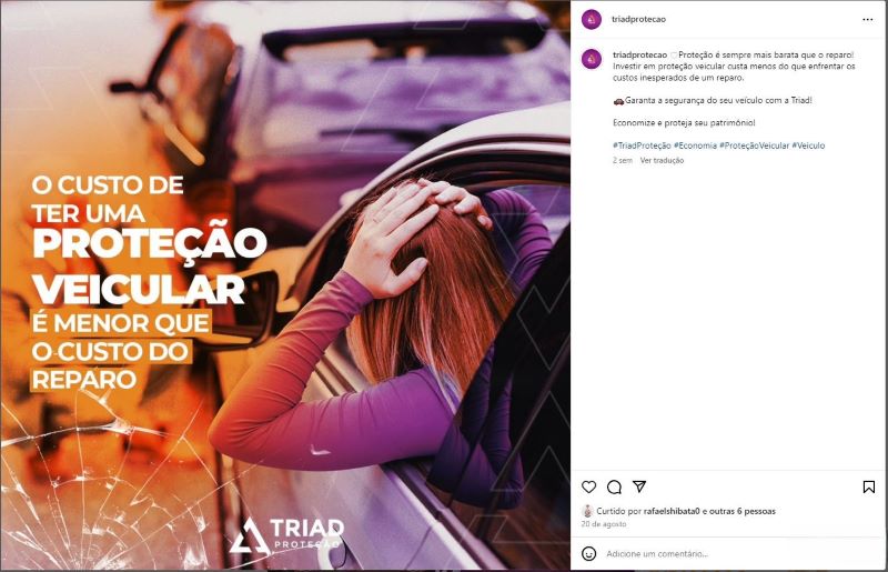 Postagem TRIAD